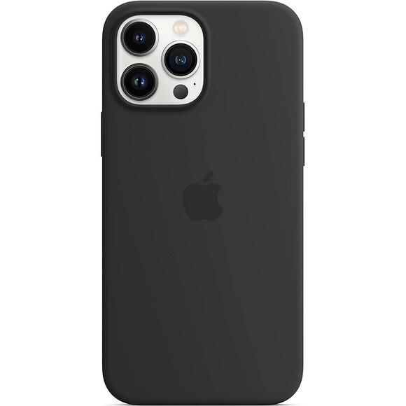 Apple iPhone 13 Pro Max Silicone Case with MagSafe - Midnight - Picture 1 of 3